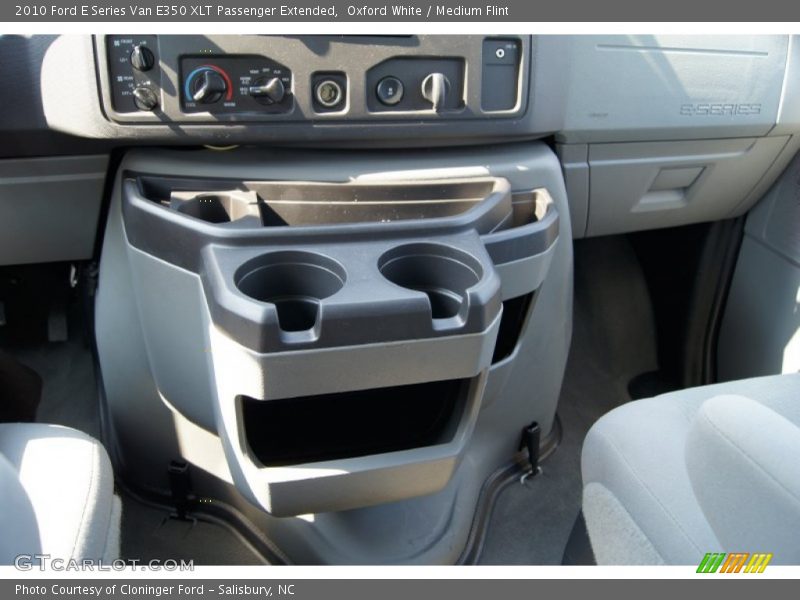 Oxford White / Medium Flint 2010 Ford E Series Van E350 XLT Passenger Extended