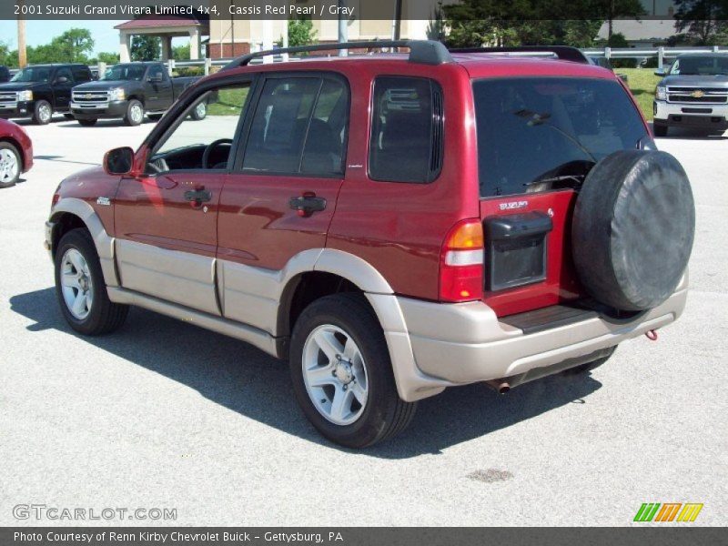 Cassis Red Pearl / Gray 2001 Suzuki Grand Vitara Limited 4x4