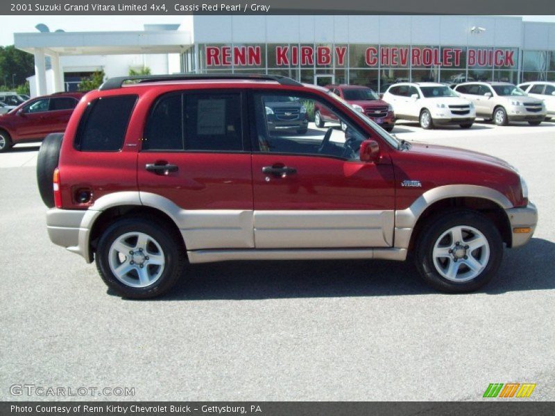 Cassis Red Pearl / Gray 2001 Suzuki Grand Vitara Limited 4x4