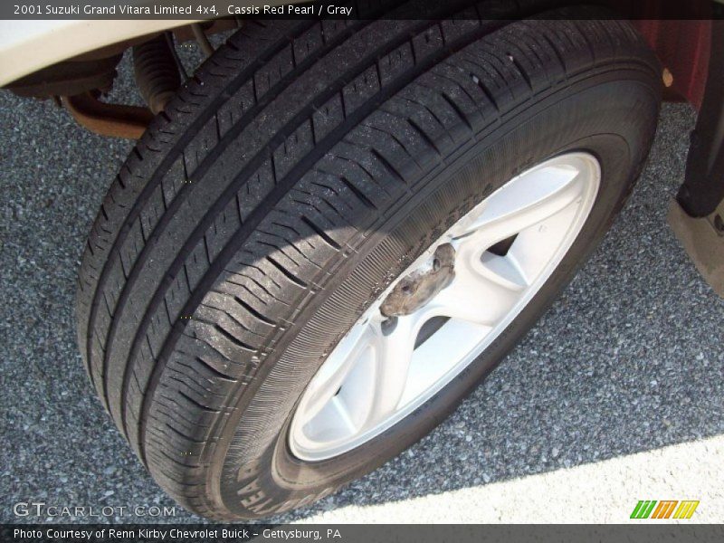 Cassis Red Pearl / Gray 2001 Suzuki Grand Vitara Limited 4x4