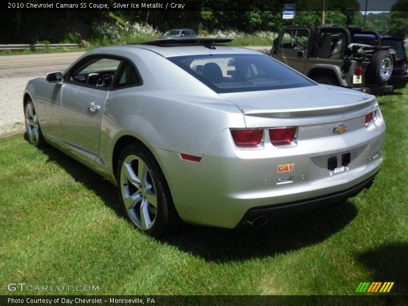 Silver Ice Metallic / Gray 2010 Chevrolet Camaro SS Coupe