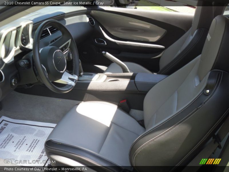  2010 Camaro SS Coupe Gray Interior