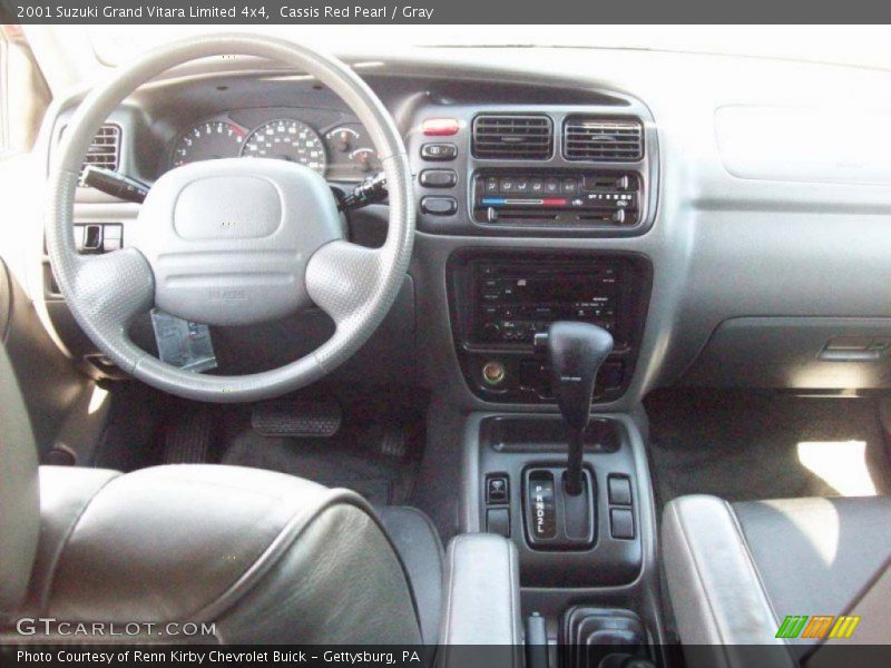Cassis Red Pearl / Gray 2001 Suzuki Grand Vitara Limited 4x4