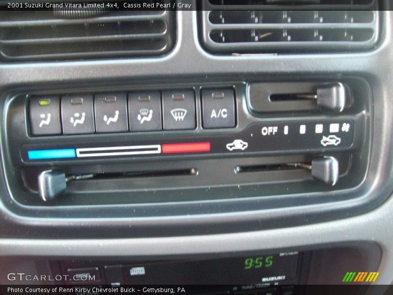 Cassis Red Pearl / Gray 2001 Suzuki Grand Vitara Limited 4x4
