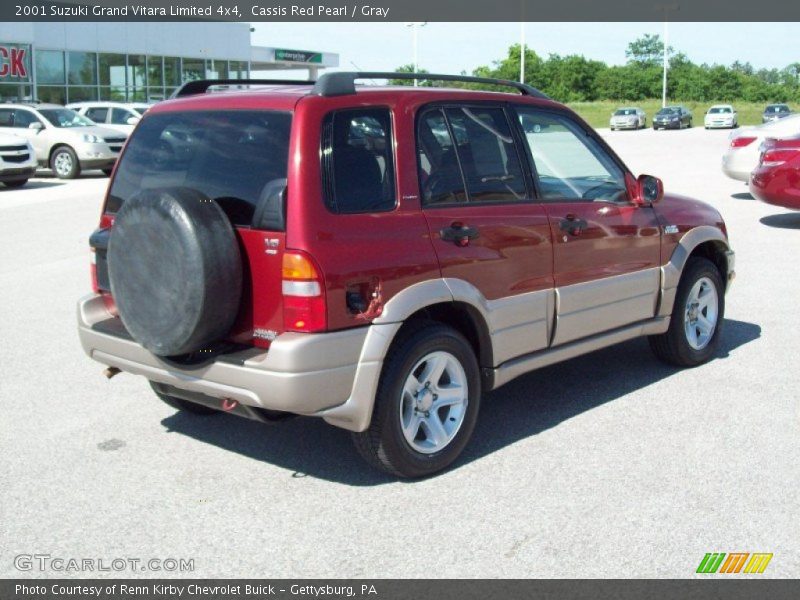 Cassis Red Pearl / Gray 2001 Suzuki Grand Vitara Limited 4x4