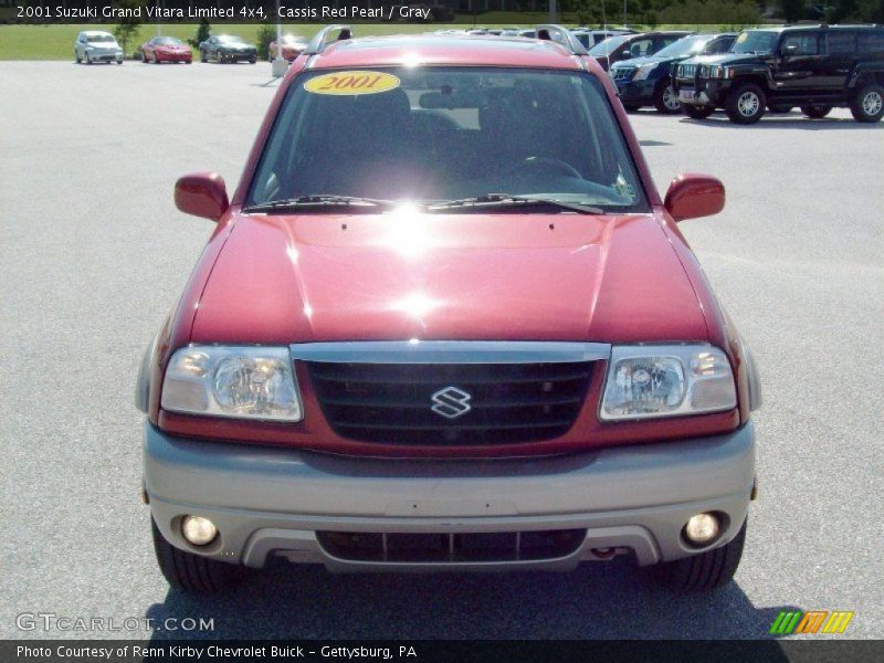 Cassis Red Pearl / Gray 2001 Suzuki Grand Vitara Limited 4x4