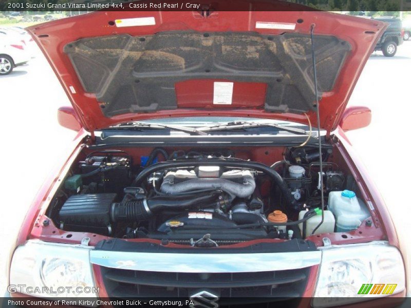 Cassis Red Pearl / Gray 2001 Suzuki Grand Vitara Limited 4x4