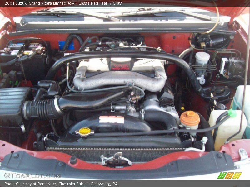 Cassis Red Pearl / Gray 2001 Suzuki Grand Vitara Limited 4x4