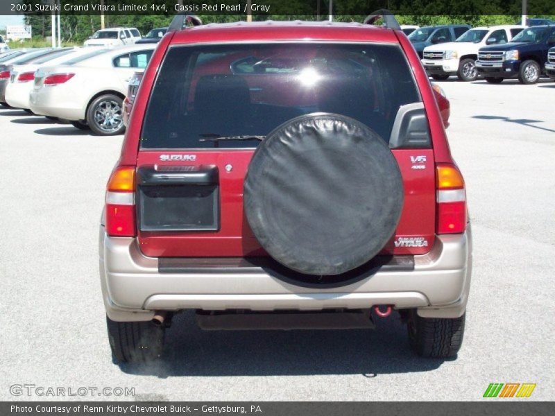 Cassis Red Pearl / Gray 2001 Suzuki Grand Vitara Limited 4x4