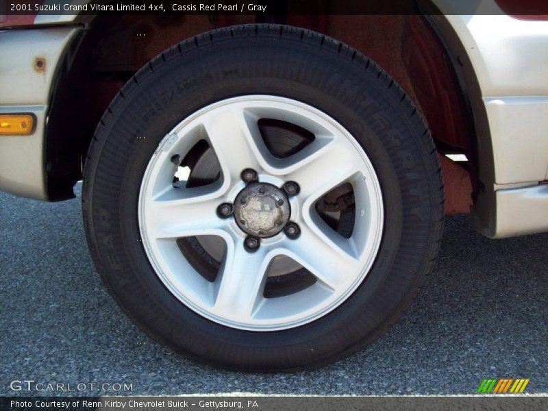 Cassis Red Pearl / Gray 2001 Suzuki Grand Vitara Limited 4x4