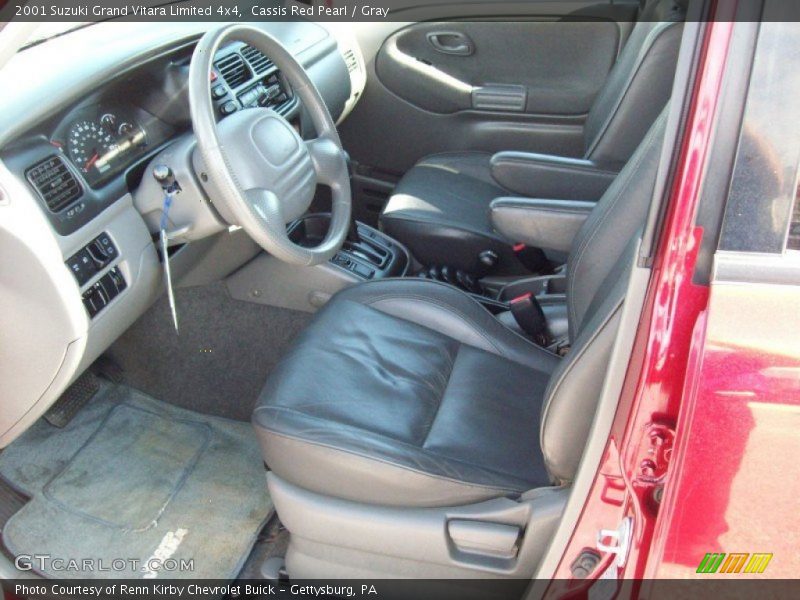 Cassis Red Pearl / Gray 2001 Suzuki Grand Vitara Limited 4x4