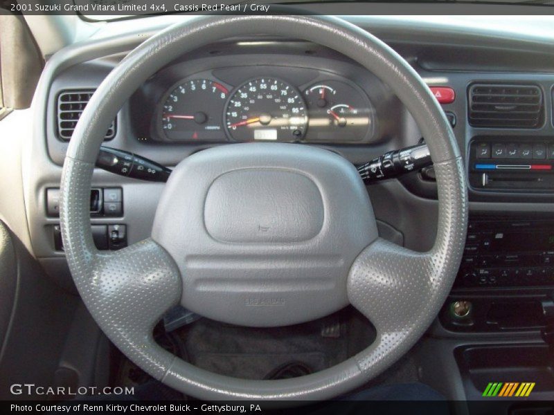 Cassis Red Pearl / Gray 2001 Suzuki Grand Vitara Limited 4x4