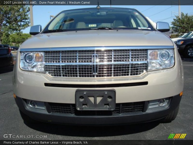Dune Pearl Metallic / Medium Camel 2007 Lincoln MKX AWD