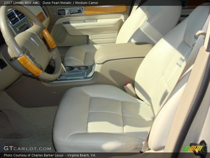Dune Pearl Metallic / Medium Camel 2007 Lincoln MKX AWD