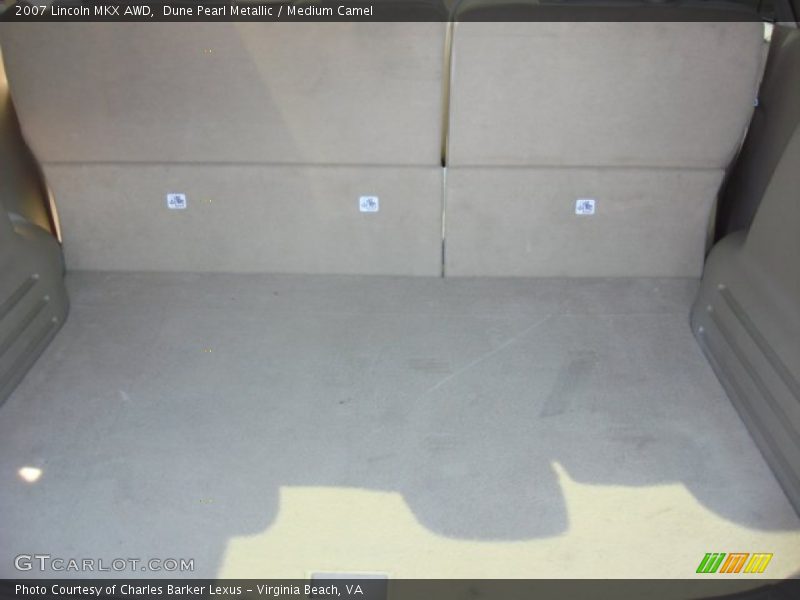 Dune Pearl Metallic / Medium Camel 2007 Lincoln MKX AWD