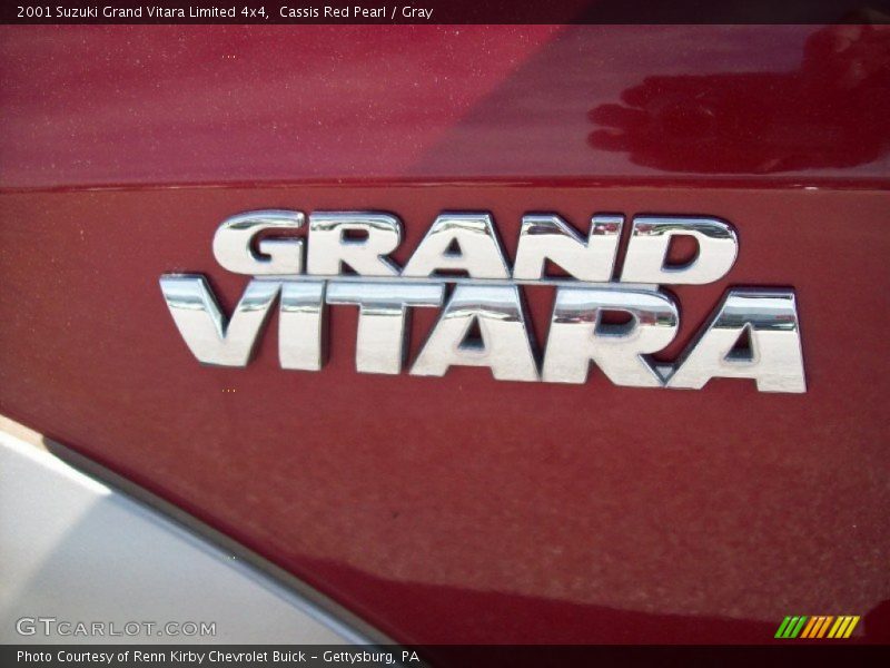 Cassis Red Pearl / Gray 2001 Suzuki Grand Vitara Limited 4x4
