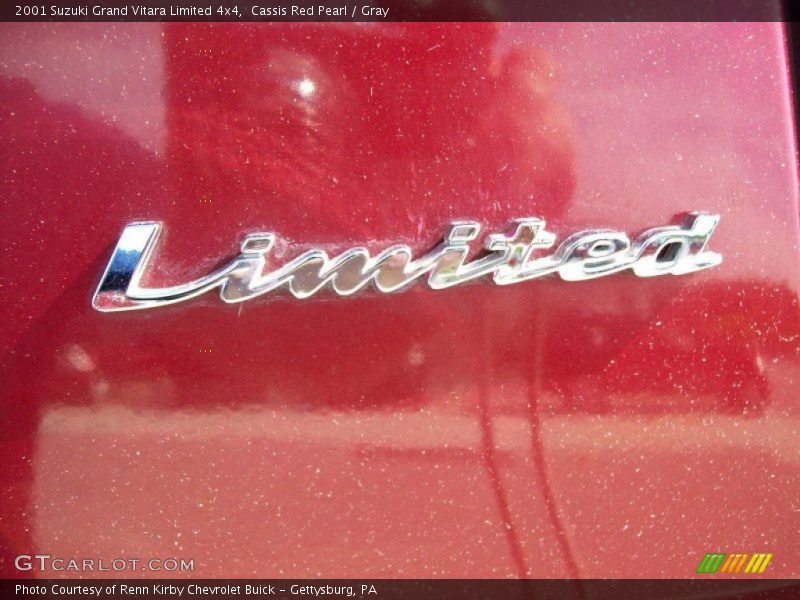 Cassis Red Pearl / Gray 2001 Suzuki Grand Vitara Limited 4x4