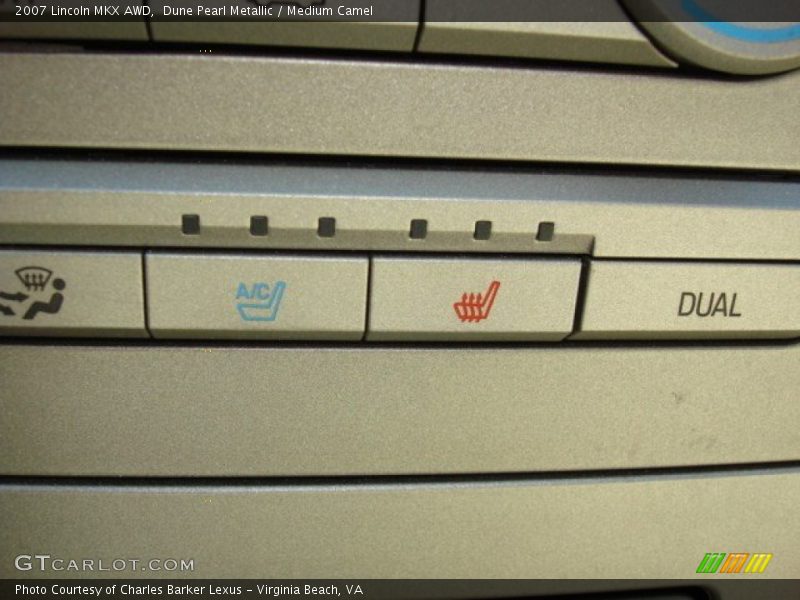 Dune Pearl Metallic / Medium Camel 2007 Lincoln MKX AWD
