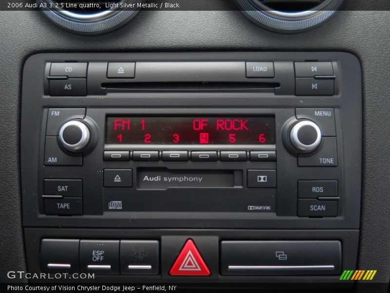 Controls of 2006 A3 3.2 S Line quattro