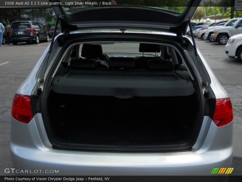 Light Silver Metallic / Black 2006 Audi A3 3.2 S Line quattro