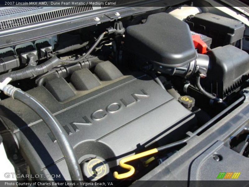 Dune Pearl Metallic / Medium Camel 2007 Lincoln MKX AWD