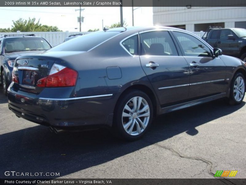 Lakeshore Slate / Graphite Black 2009 Infiniti M 35x AWD Sedan