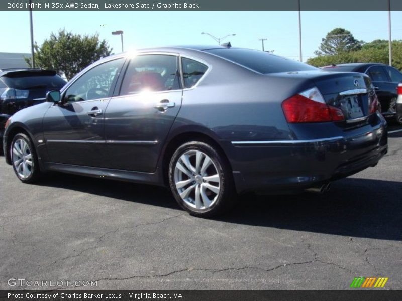 Lakeshore Slate / Graphite Black 2009 Infiniti M 35x AWD Sedan