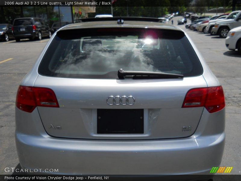 Light Silver Metallic / Black 2006 Audi A3 3.2 S Line quattro