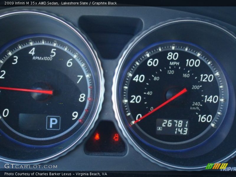 Lakeshore Slate / Graphite Black 2009 Infiniti M 35x AWD Sedan