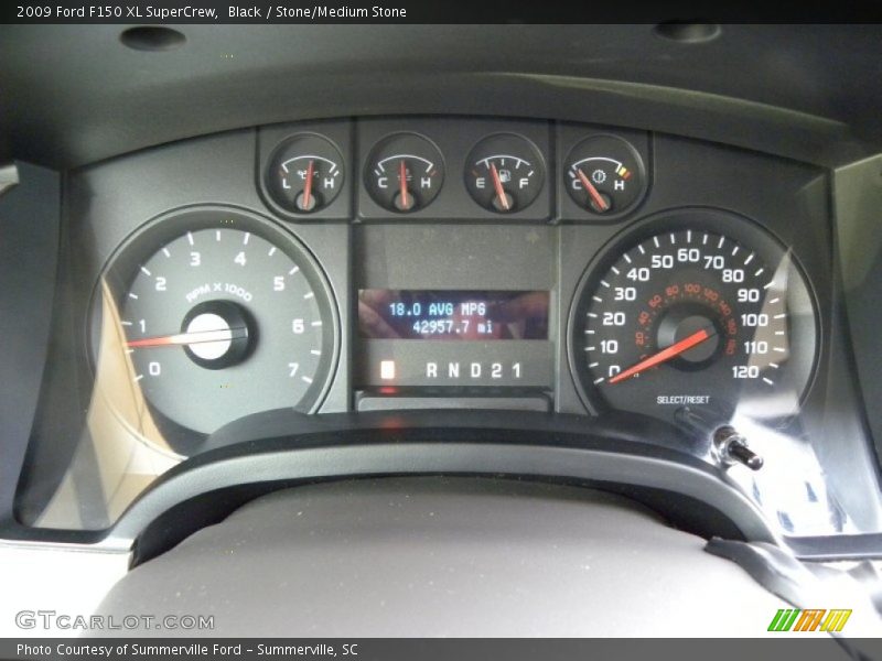  2009 F150 XL SuperCrew XL SuperCrew Gauges