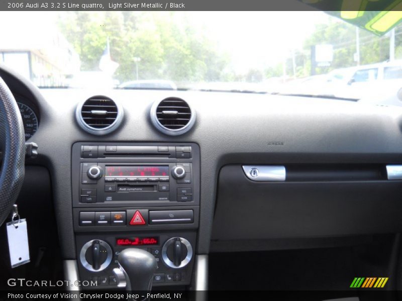 Light Silver Metallic / Black 2006 Audi A3 3.2 S Line quattro