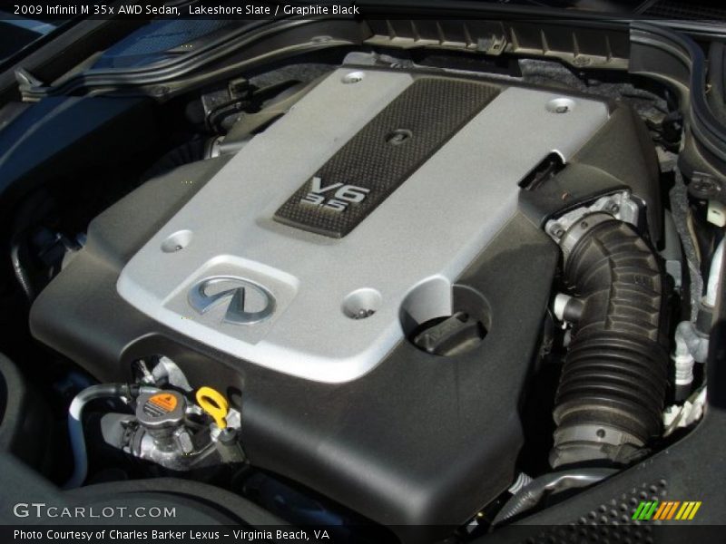 Lakeshore Slate / Graphite Black 2009 Infiniti M 35x AWD Sedan