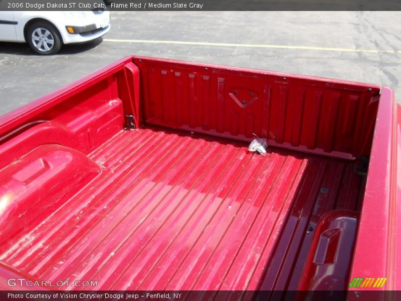 Flame Red / Medium Slate Gray 2006 Dodge Dakota ST Club Cab