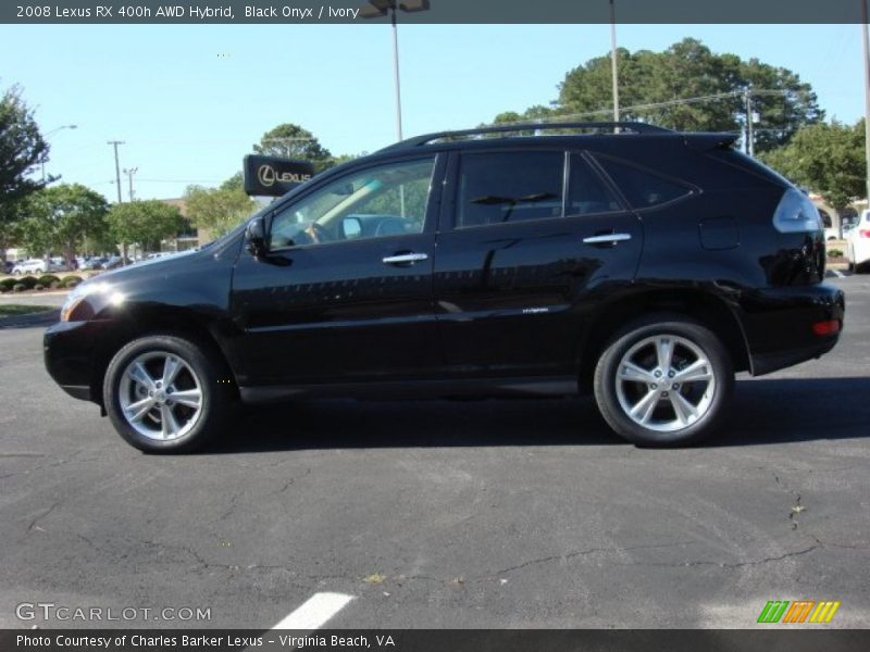 Black Onyx / Ivory 2008 Lexus RX 400h AWD Hybrid