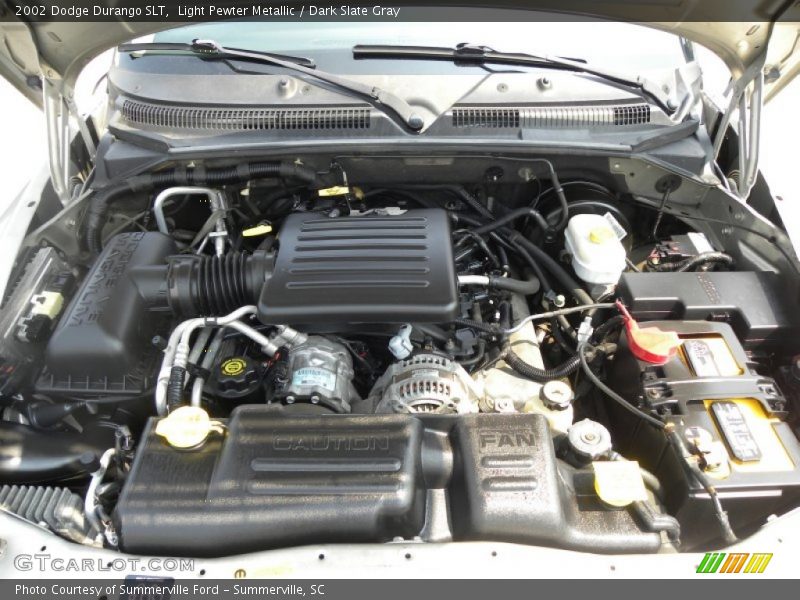  2002 Durango SLT Engine - 4.7 Liter SOHC 16-Valve V8