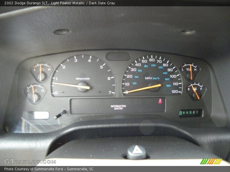  2002 Durango SLT SLT Gauges