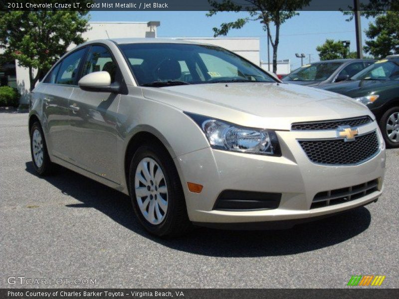 Gold Mist Metallic / Jet Black 2011 Chevrolet Cruze LT