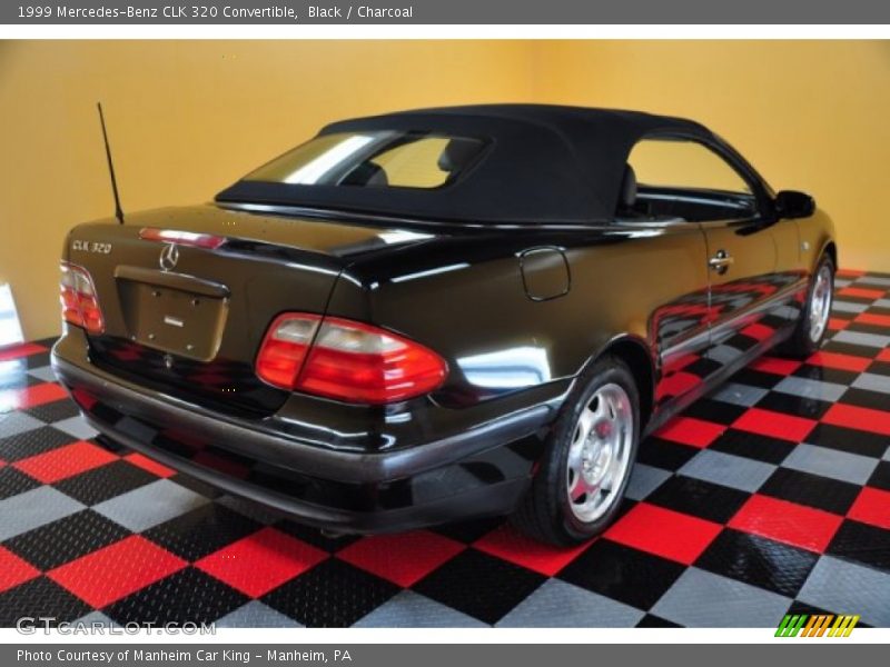Black / Charcoal 1999 Mercedes-Benz CLK 320 Convertible