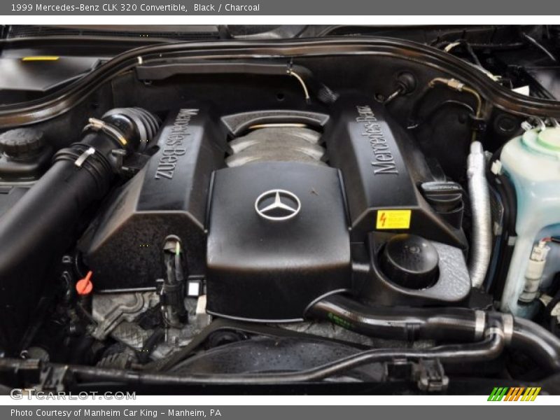 Black / Charcoal 1999 Mercedes-Benz CLK 320 Convertible