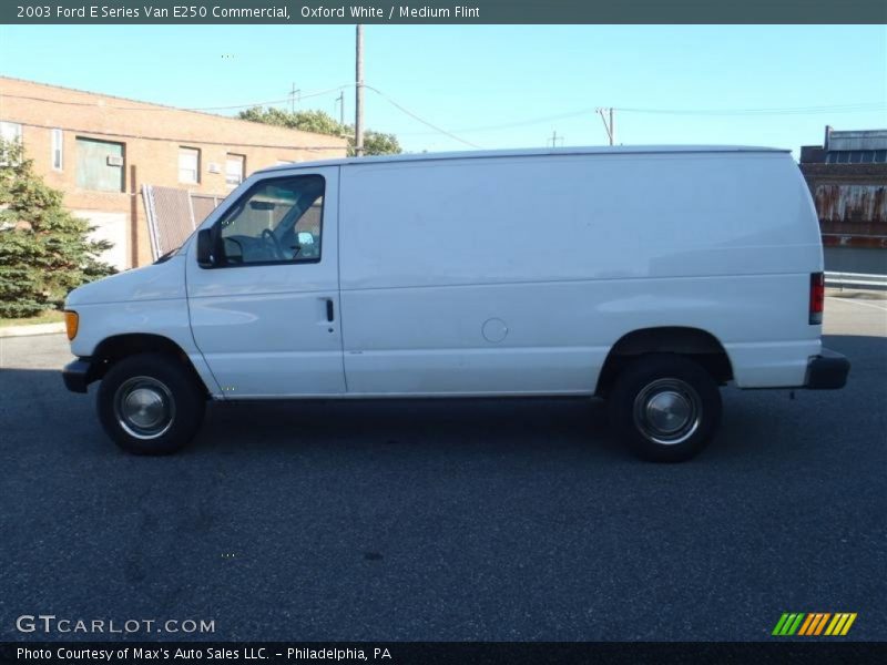 Oxford White / Medium Flint 2003 Ford E Series Van E250 Commercial