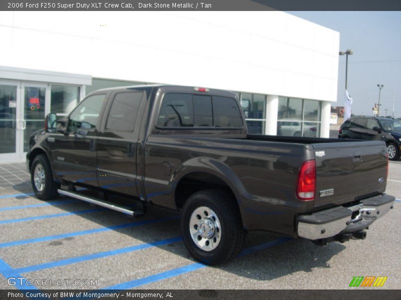 Dark Stone Metallic / Tan 2006 Ford F250 Super Duty XLT Crew Cab