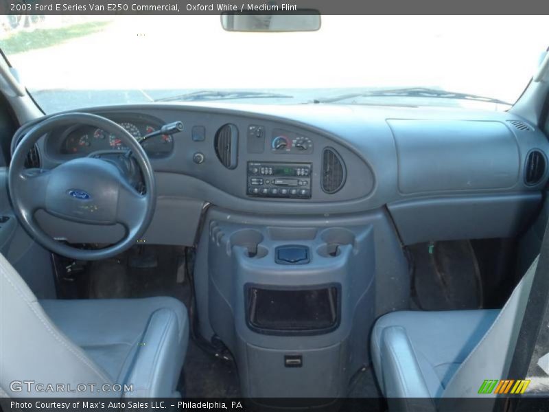 Oxford White / Medium Flint 2003 Ford E Series Van E250 Commercial