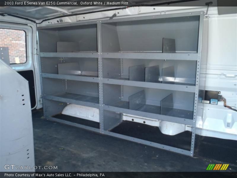 Oxford White / Medium Flint 2003 Ford E Series Van E250 Commercial