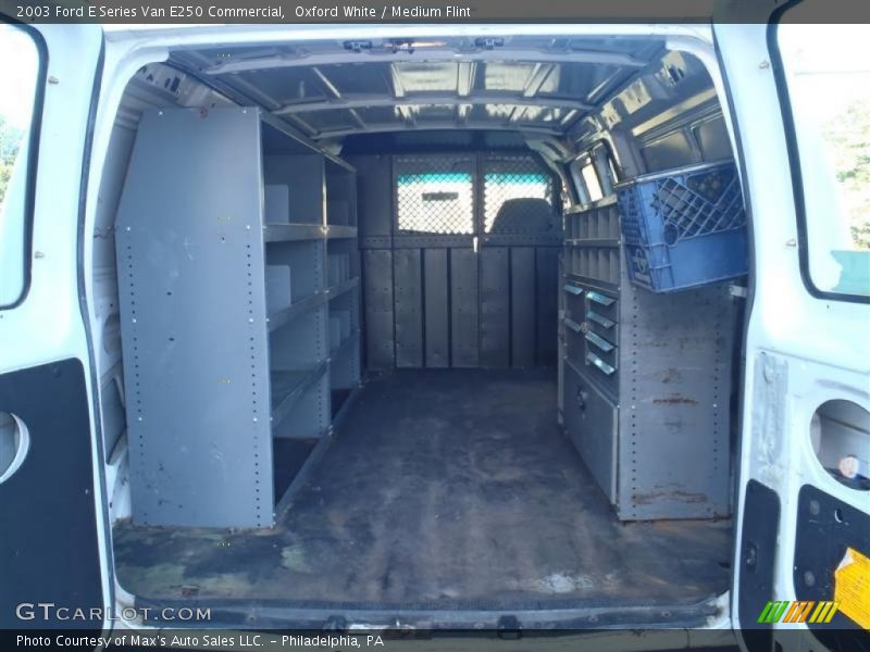 Oxford White / Medium Flint 2003 Ford E Series Van E250 Commercial
