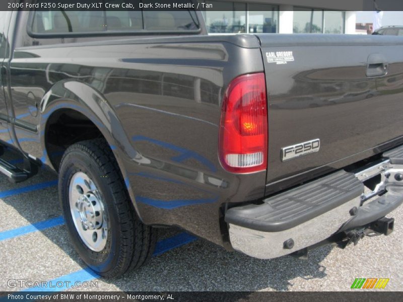 Dark Stone Metallic / Tan 2006 Ford F250 Super Duty XLT Crew Cab