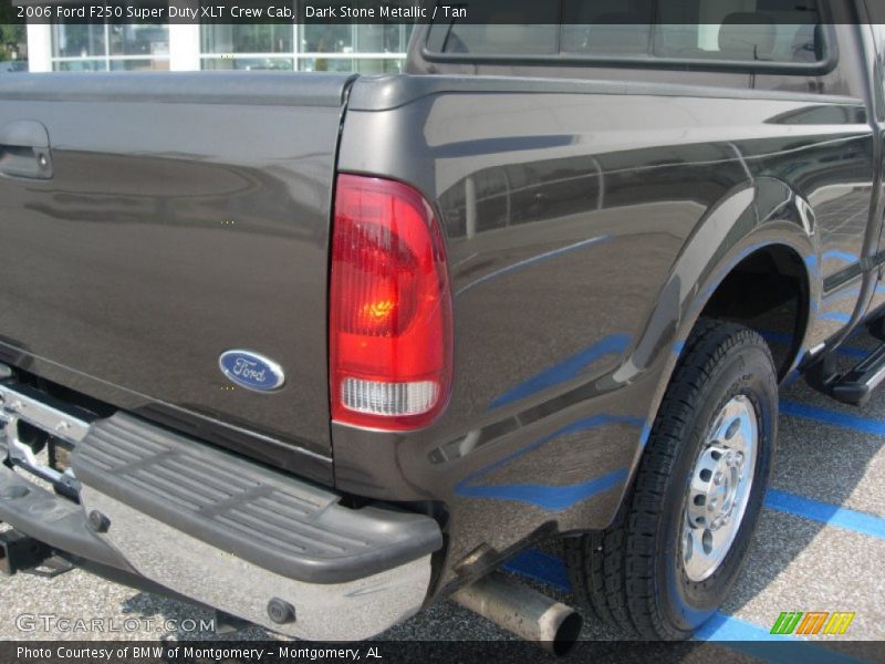 Dark Stone Metallic / Tan 2006 Ford F250 Super Duty XLT Crew Cab
