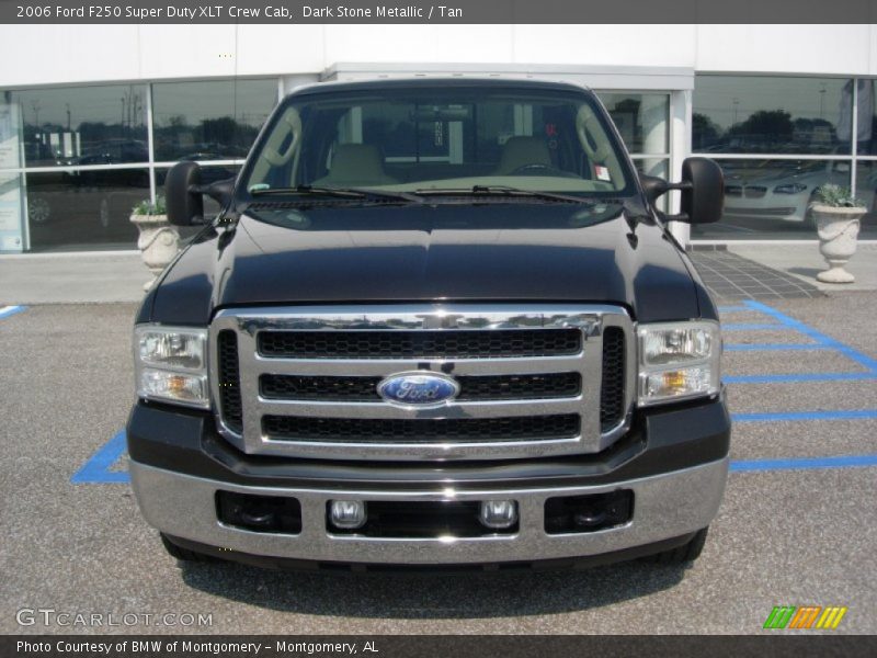 Dark Stone Metallic / Tan 2006 Ford F250 Super Duty XLT Crew Cab