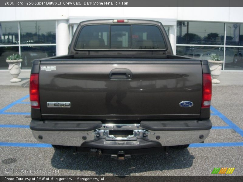 Dark Stone Metallic / Tan 2006 Ford F250 Super Duty XLT Crew Cab