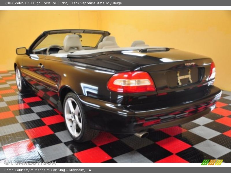 Black Sapphire Metallic / Beige 2004 Volvo C70 High Pressure Turbo