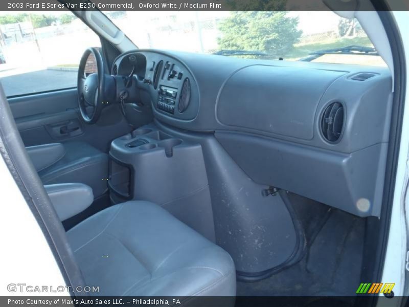 Oxford White / Medium Flint 2003 Ford E Series Van E250 Commercial